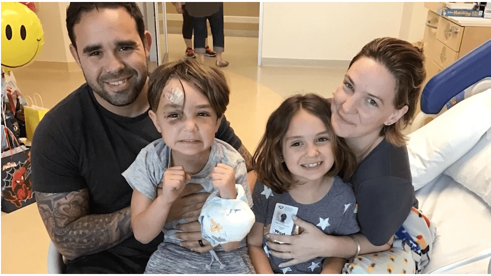 patient family of four.