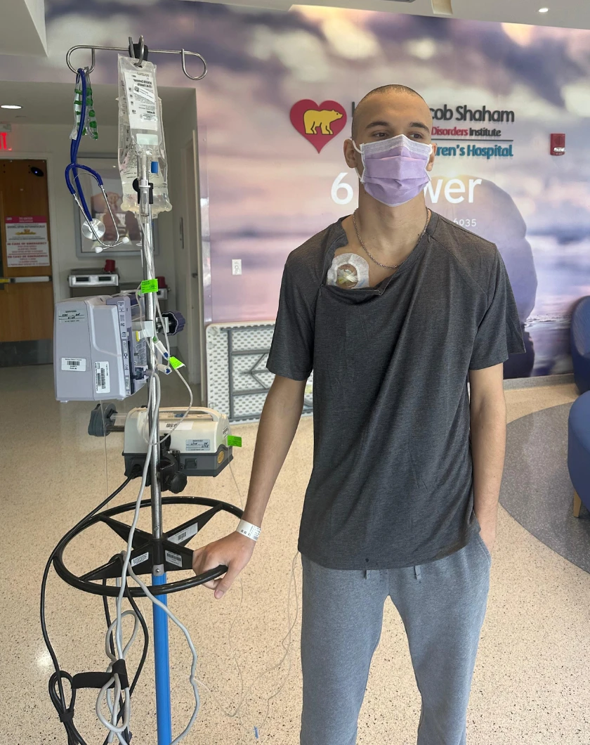 Tristan standing tall 