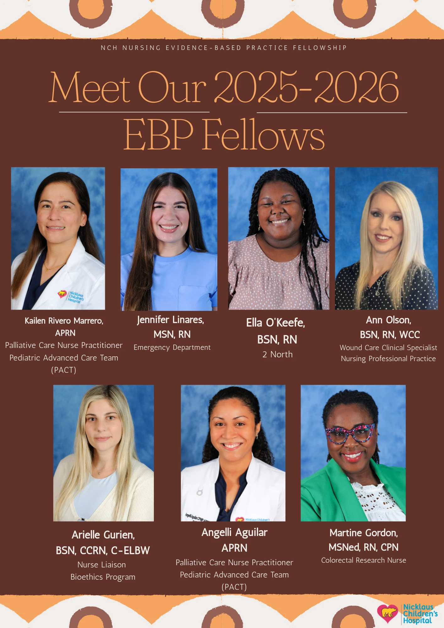 portraits of the nurses.