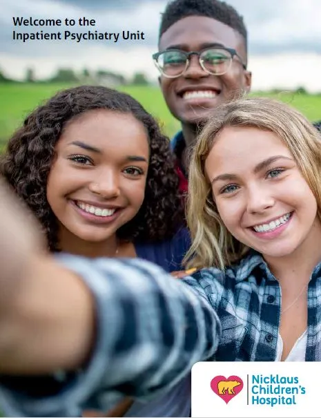 Psychiatry Parent handbook cover